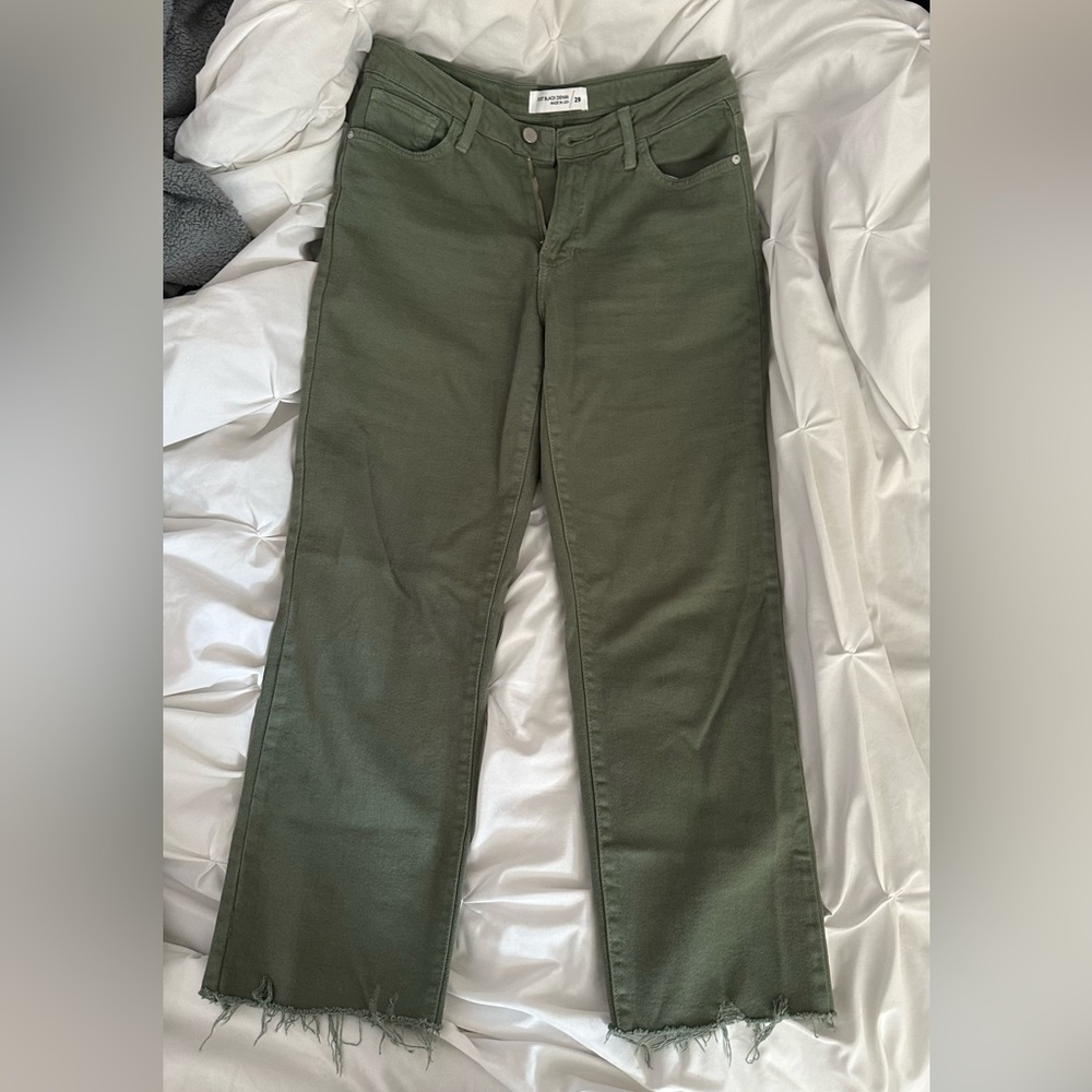 Just black denim ankle jean